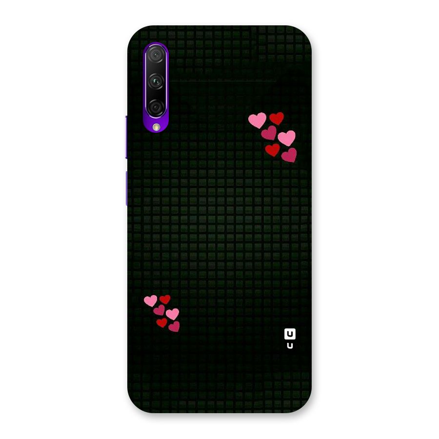 Square and Hearts Back Case for Honor 9X Pro