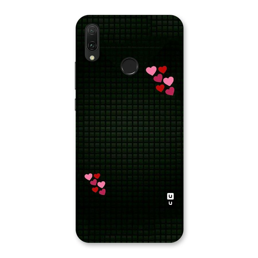 Square and Hearts Back Case for Huawei Y9 (2019)