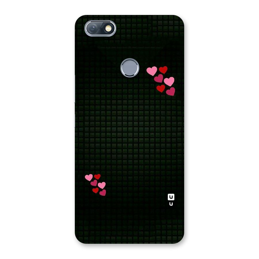 Square and Hearts Back Case for Infinix Note 5