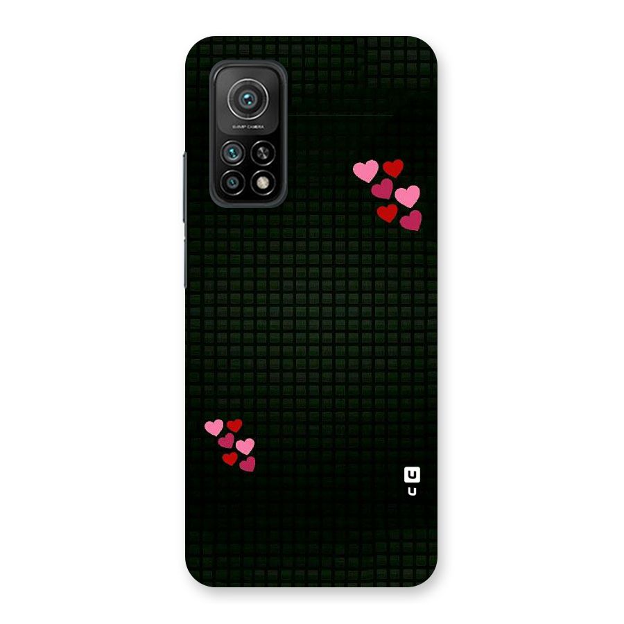 Square and Hearts Back Case for Mi 10T Pro 5G
