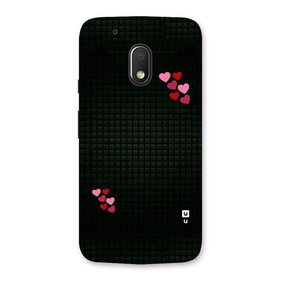 Square and Hearts Back Case for Moto G4 Play