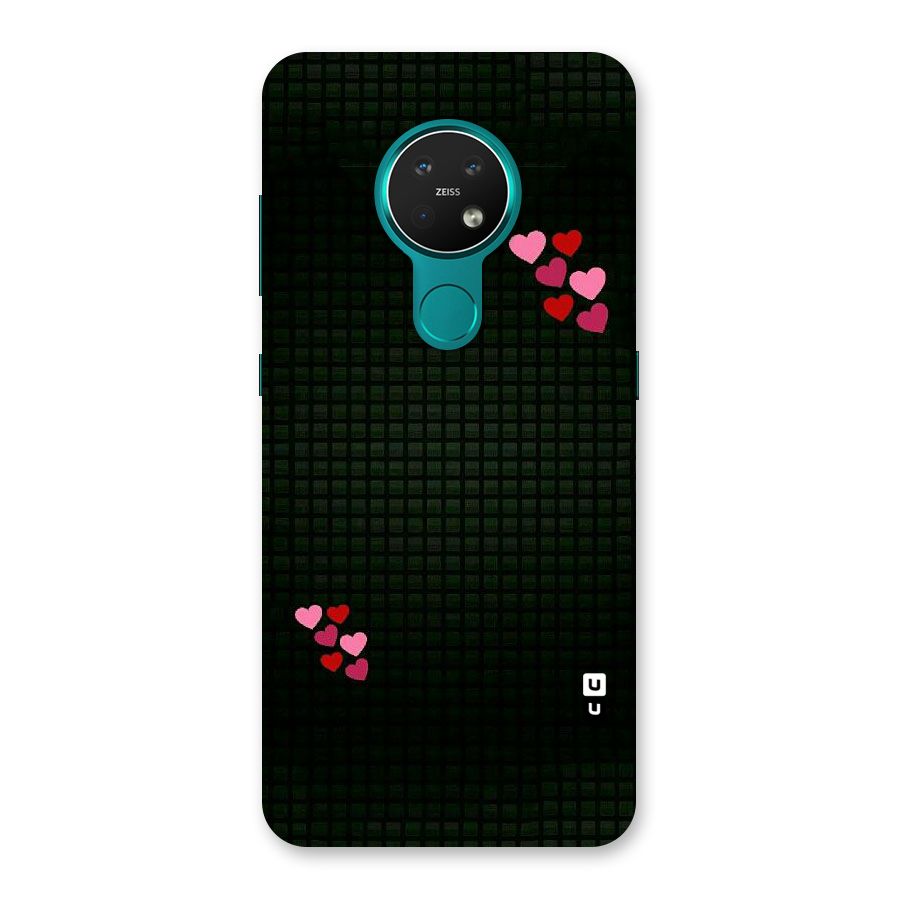 Square and Hearts Back Case for Nokia 7.2