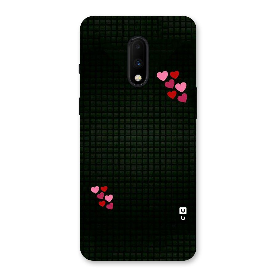 Square and Hearts Back Case for OnePlus 7
