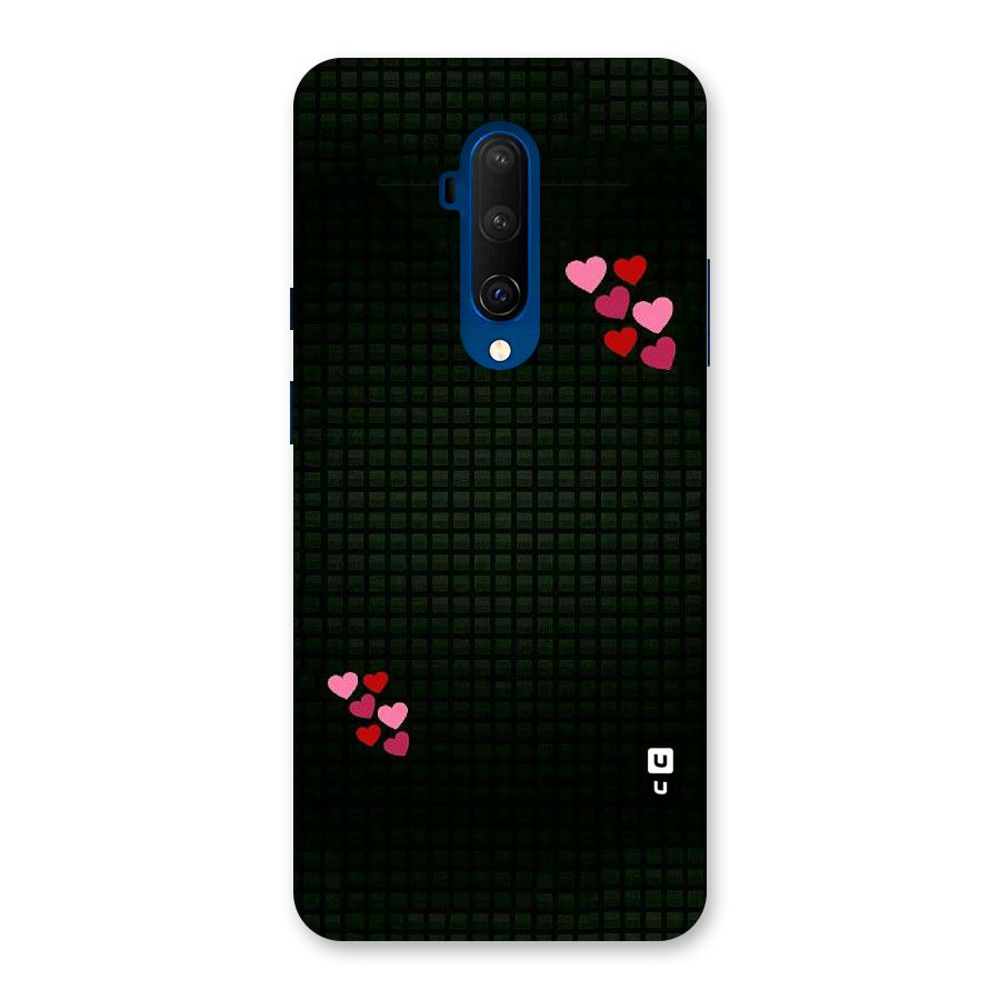 Square and Hearts Back Case for OnePlus 7T Pro