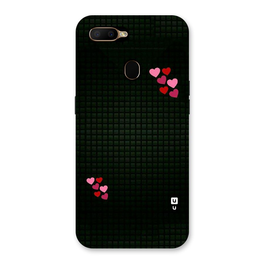 Square and Hearts Back Case for Oppo A5s