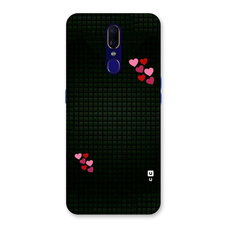 Square and Hearts Back Case for Oppo A9