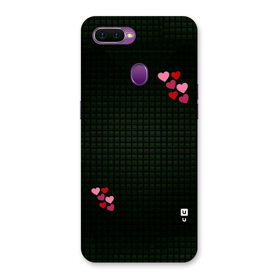 Square and Hearts Back Case for Oppo F9