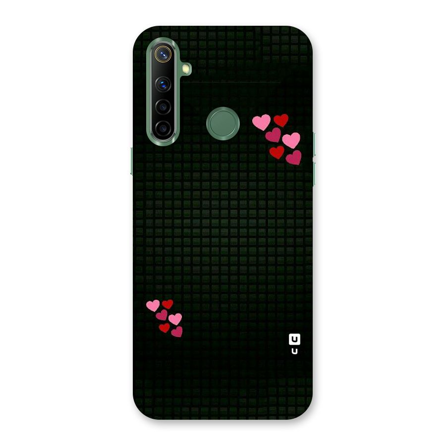 Square and Hearts Back Case for Realme Narzo 10