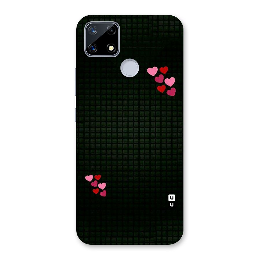 Square and Hearts Back Case for Realme Narzo 20