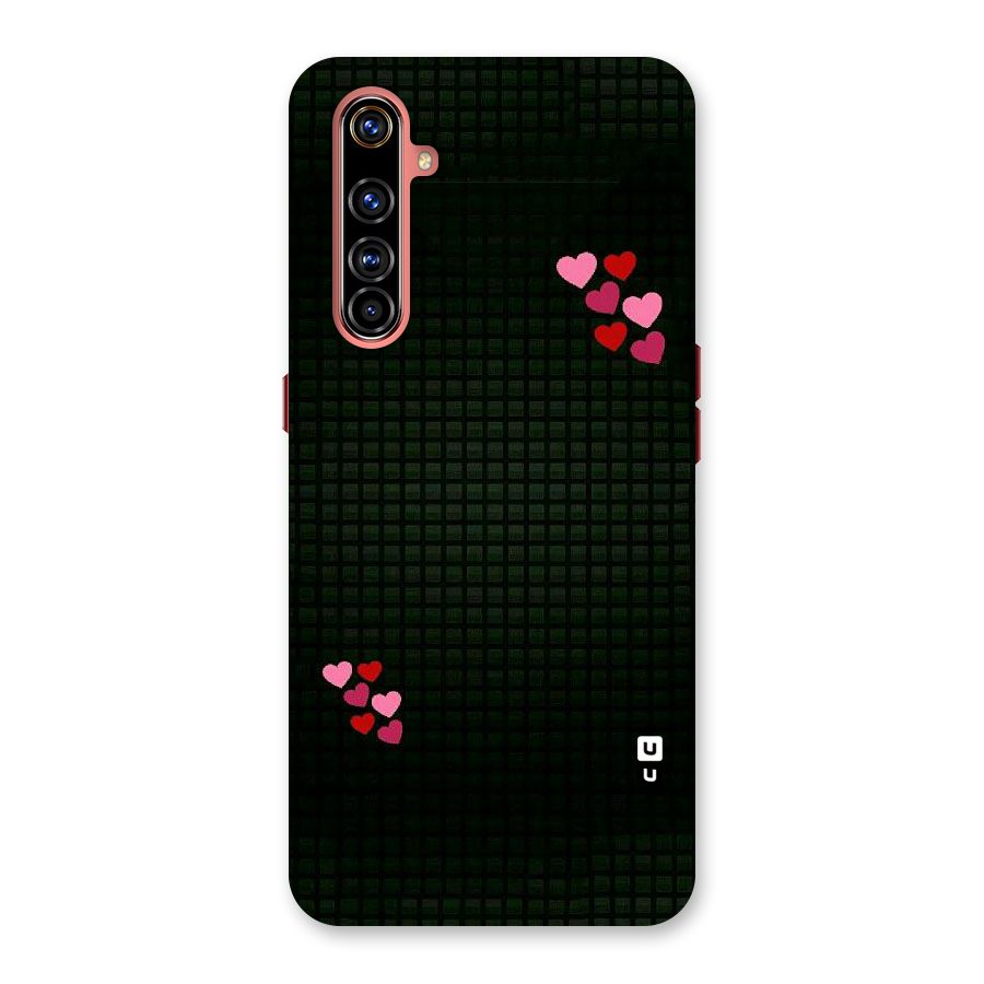 Square and Hearts Back Case for Realme X50 Pro