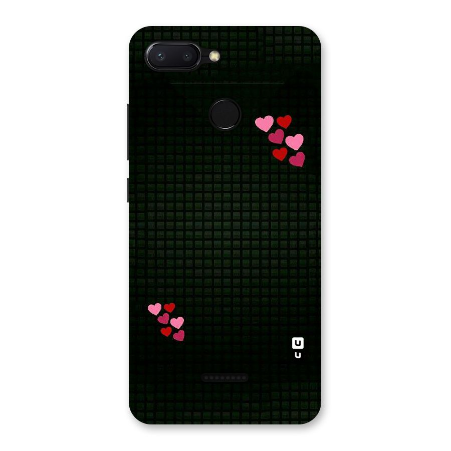 Square and Hearts Back Case for Redmi 6