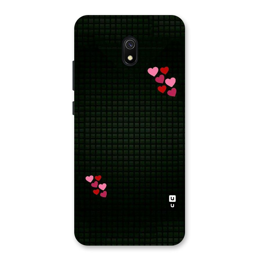 Square and Hearts Back Case for Redmi 8A
