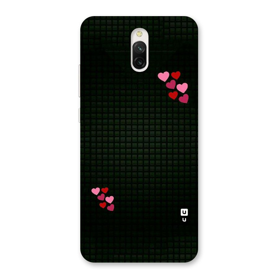 Square and Hearts Back Case for Redmi 8A Dual
