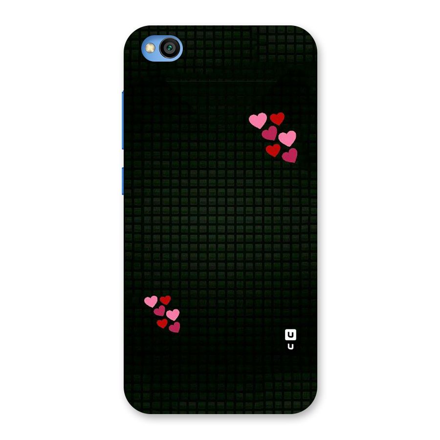 Square and Hearts Back Case for Redmi Go