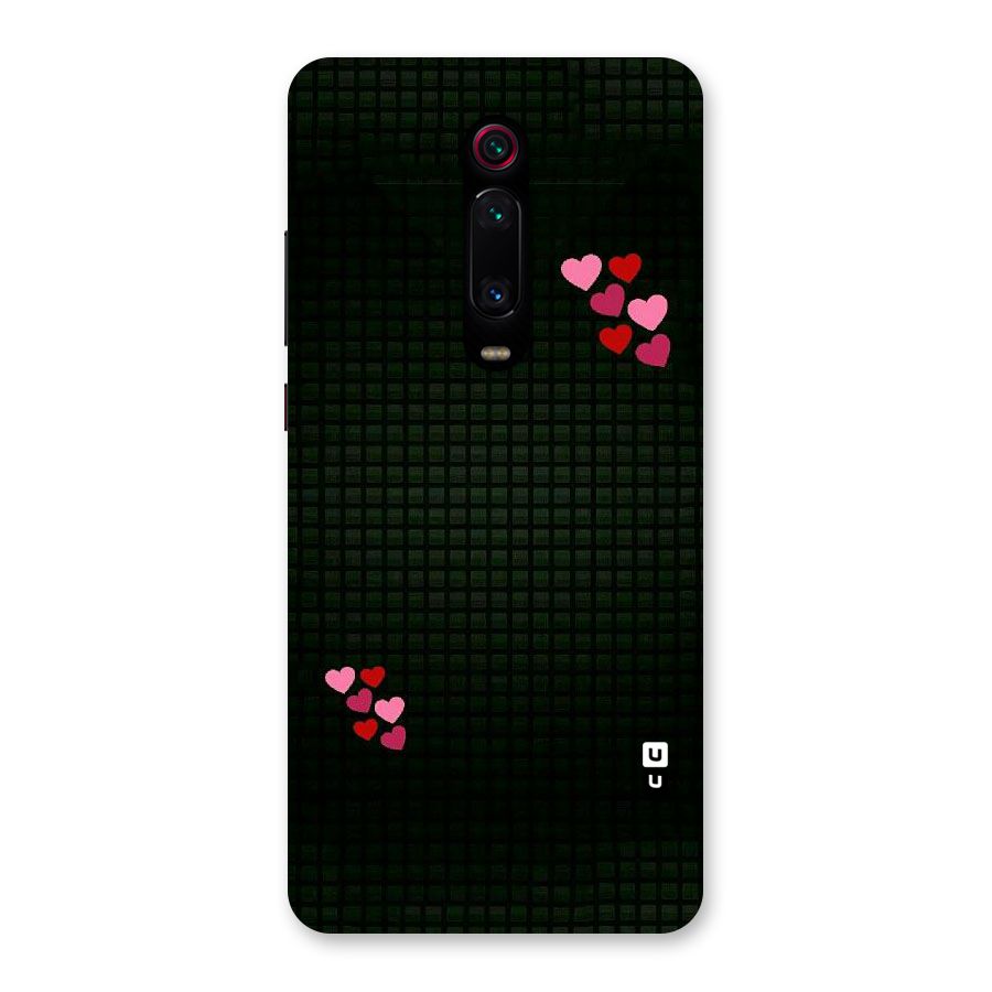 Square and Hearts Back Case for Redmi K20