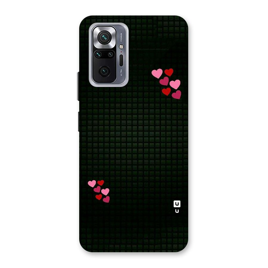 Square and Hearts Back Case for Redmi Note 10 Pro Max