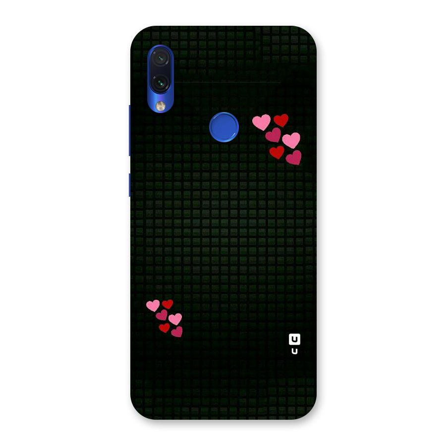 Square and Hearts Back Case for Redmi Note 7