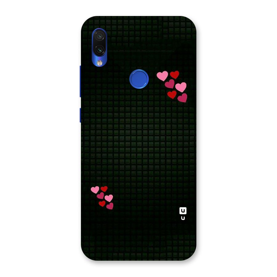 Square and Hearts Back Case for Redmi Note 7S