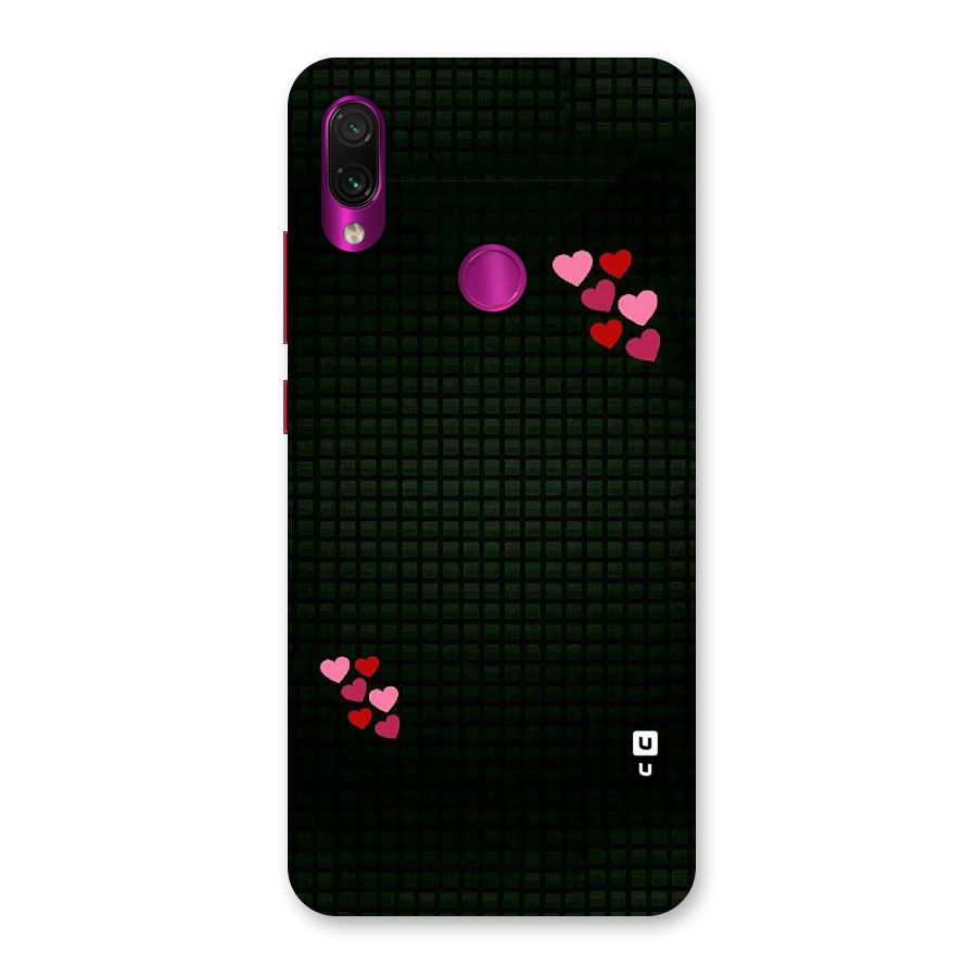 Square and Hearts Back Case for Redmi Note 7 Pro