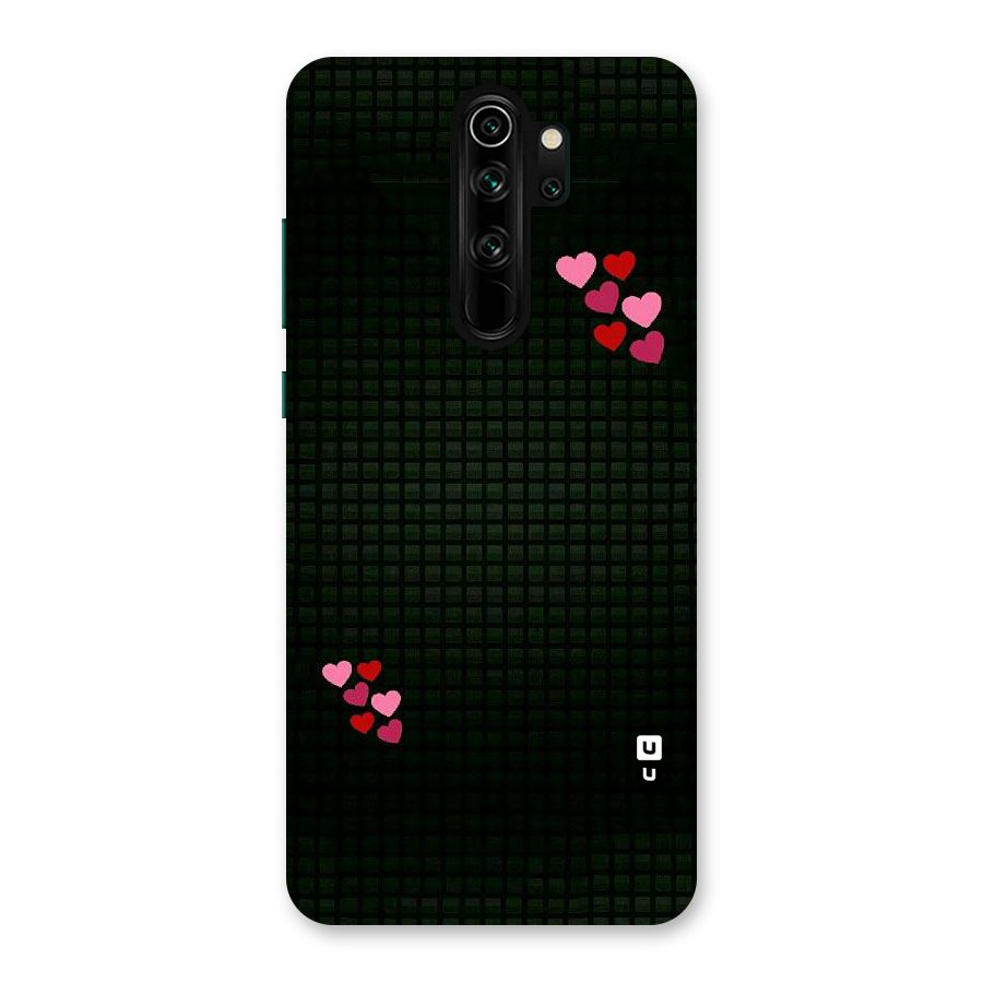Square and Hearts Back Case for Redmi Note 8 Pro