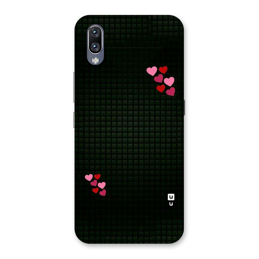 Square and Hearts Back Case for Vivo NEX