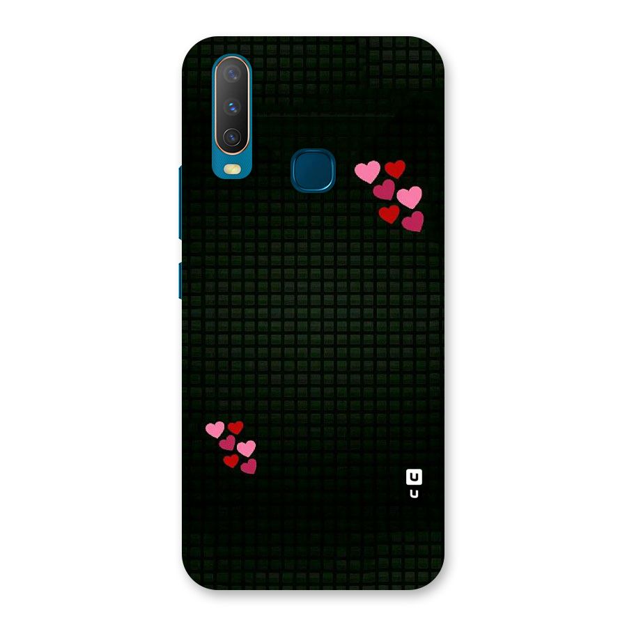 Square and Hearts Back Case for Vivo Y17