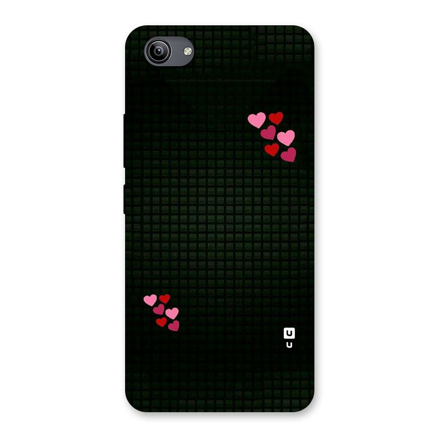 Square and Hearts Back Case for Vivo Y81i