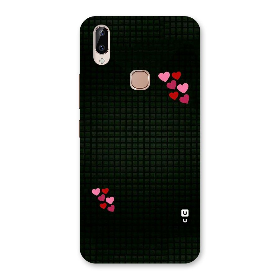 Square and Hearts Back Case for Vivo Y83 Pro