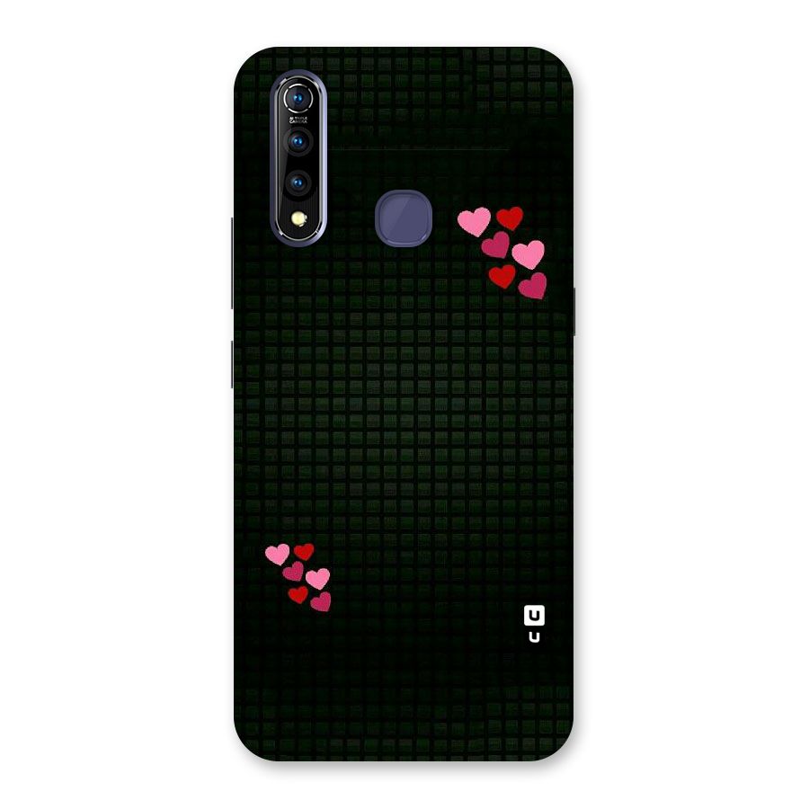 Square and Hearts Back Case for Vivo Z1 Pro