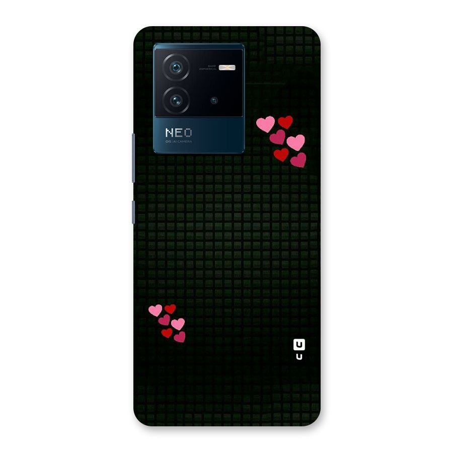 Square and Hearts Back Case for Vivo iQOO Neo 6 5G