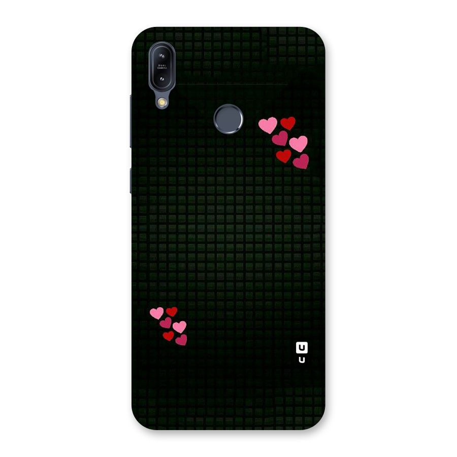 Square and Hearts Back Case for Zenfone Max M2