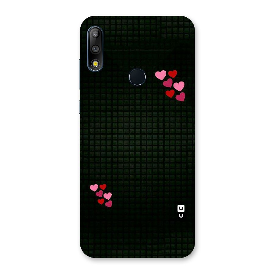 Square and Hearts Back Case for Zenfone Max Pro M2