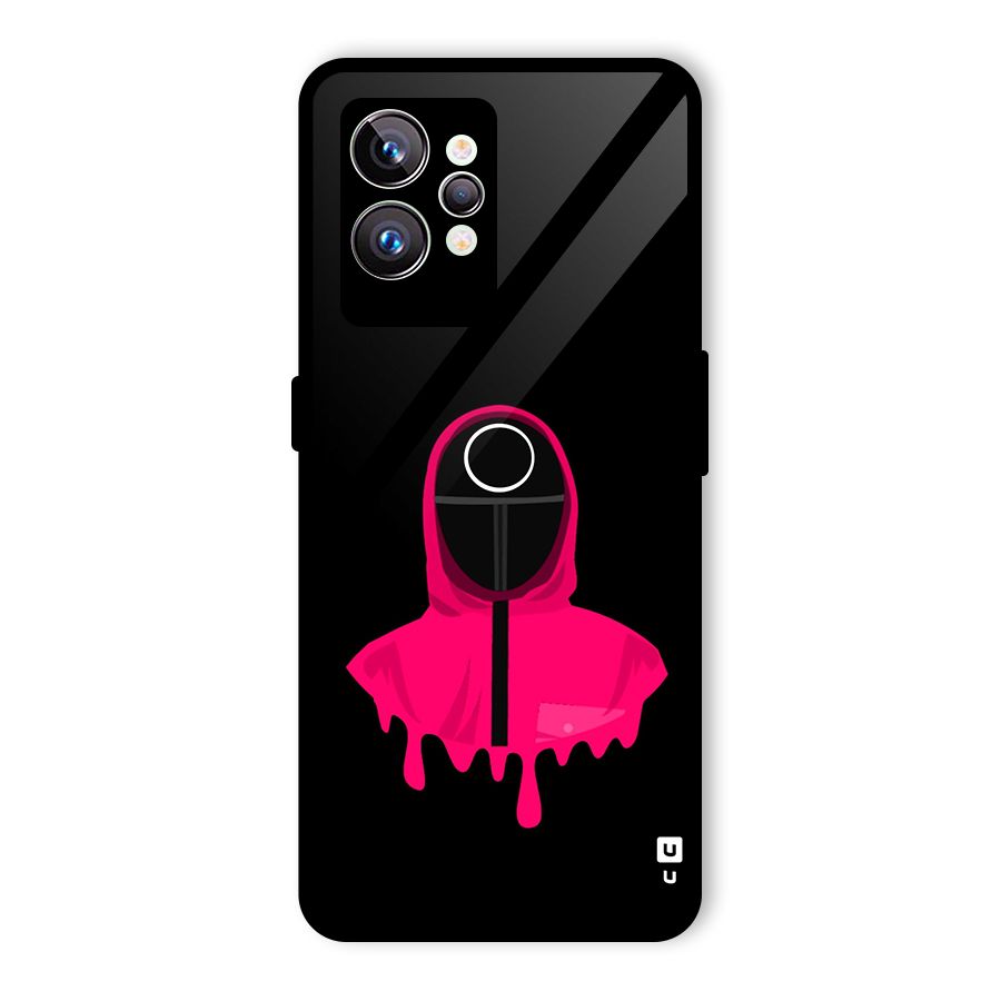 Squid Game Illustration Art Glass Back Case for Realme GT2 Pro