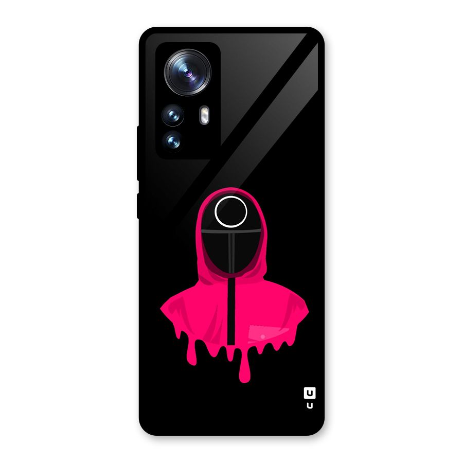 Squid Game Illustration Art Glass Back Case for Xiaomi 12 Pro