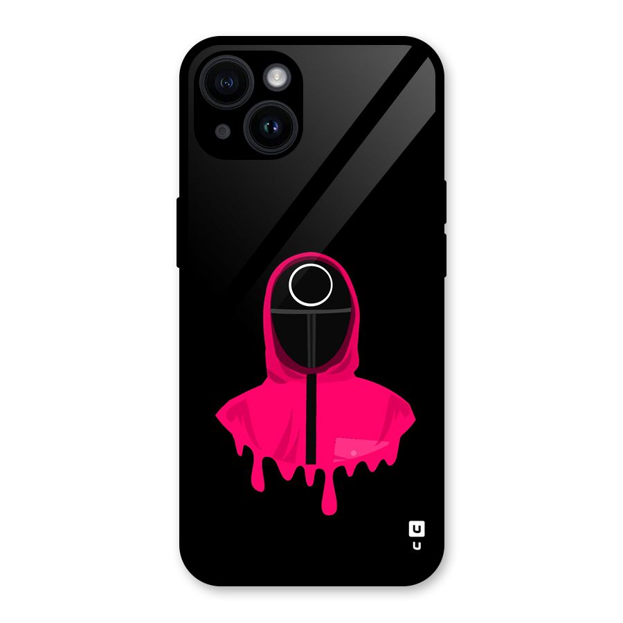 Squid Game Illustration Art Glass Back Case for iPhone 14