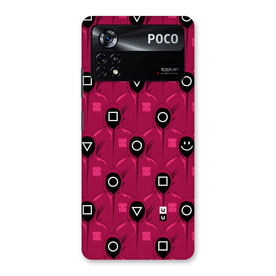 Squid Gamers Pattern Back Case for Poco X4 Pro 5G