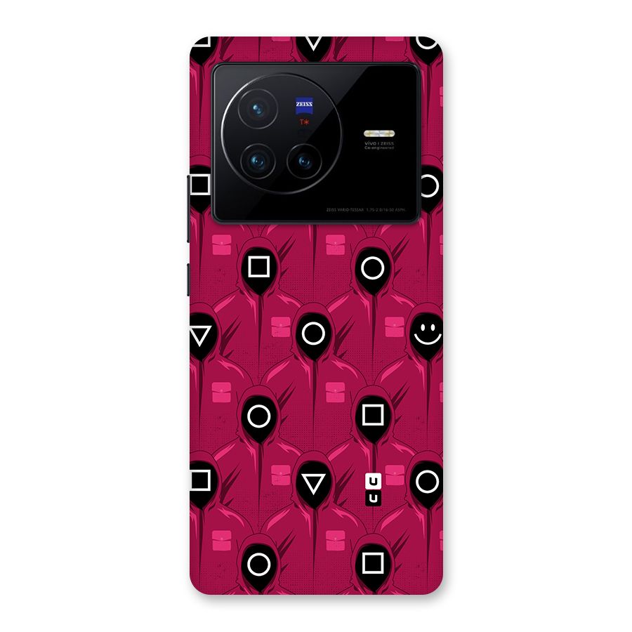 Squid Gamers Pattern Back Case for Vivo X80