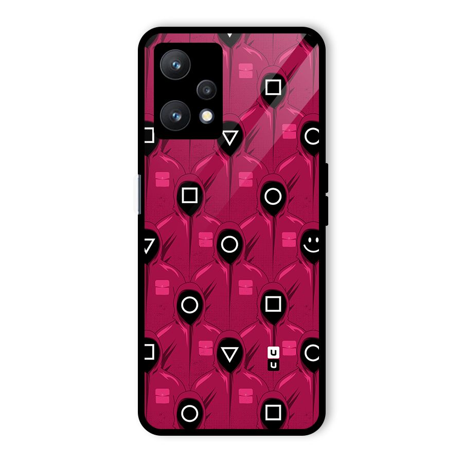 Squid Gamers Pattern Glass Back Case for Realme 9 Pro 5G