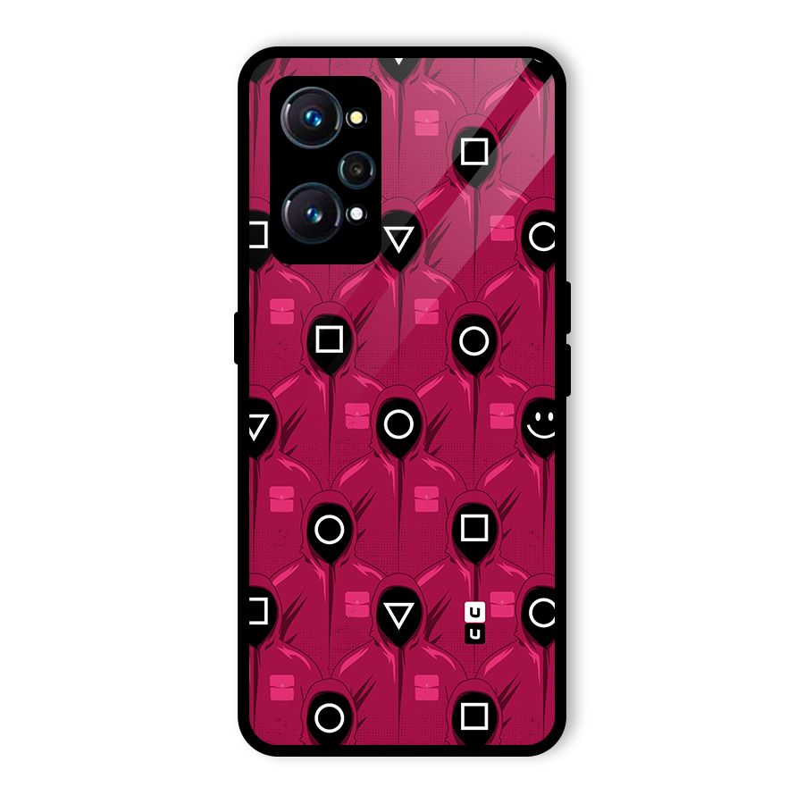 Squid Gamers Pattern Glass Back Case for Realme GT Neo2