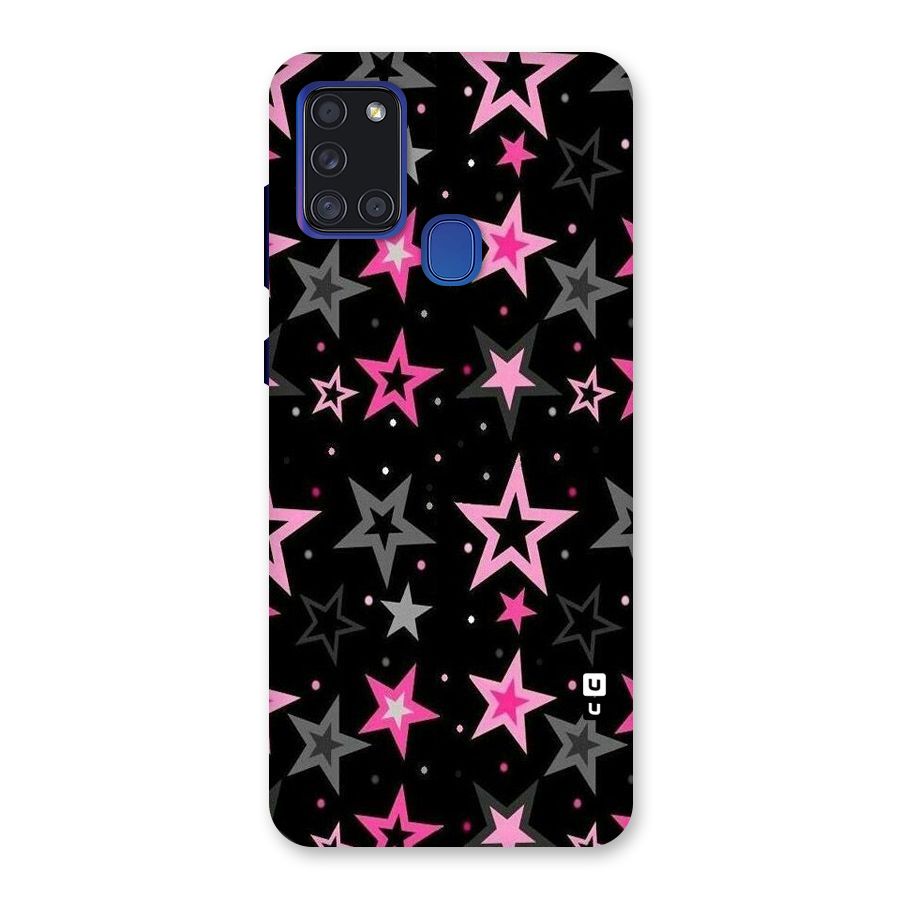Star Outline Back Case for Galaxy A21s