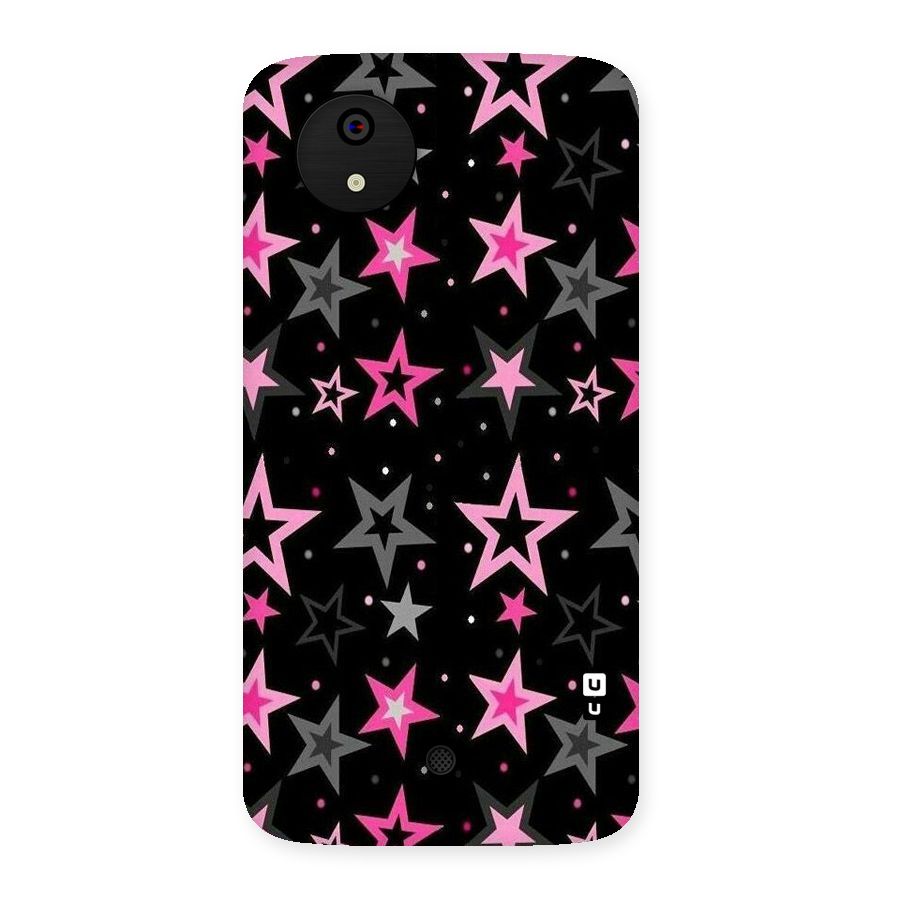 Star Outline Back Case for Micromax Canvas A1