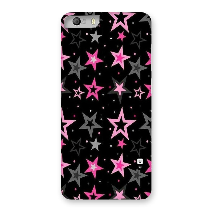 Star Outline Back Case for Micromax Canvas Knight 2