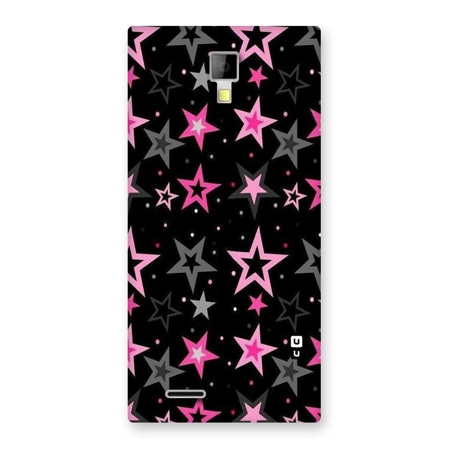 Star Outline Back Case for Micromax Canvas Xpress A99