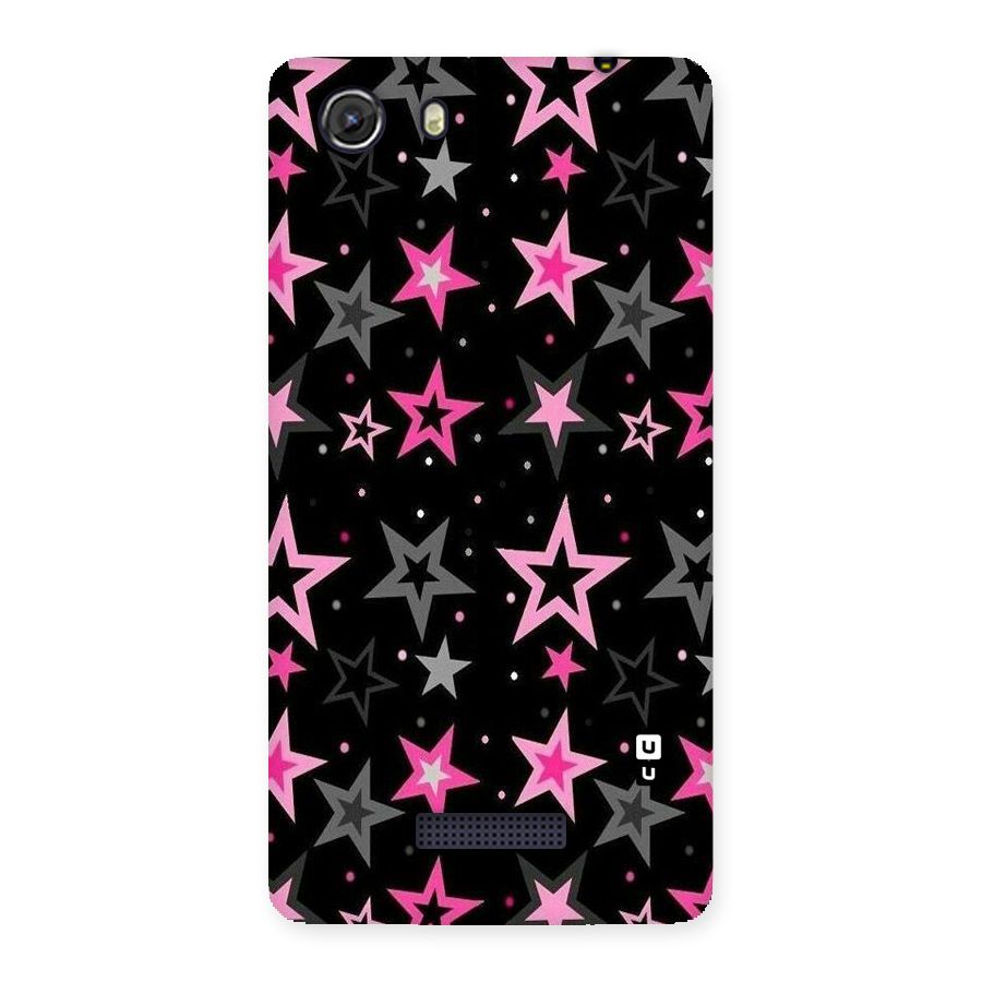 Star Outline Back Case for Micromax Unite 3