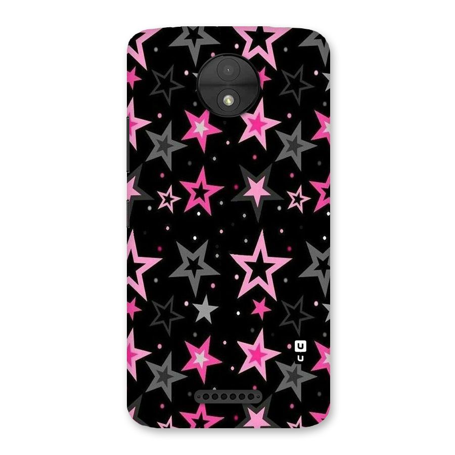 Star Outline Back Case for Moto C