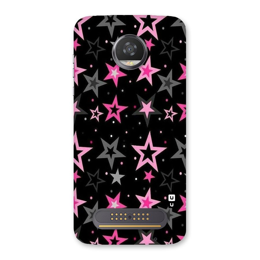 Star Outline Back Case for Moto Z2 Play