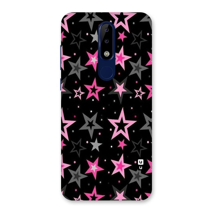 Star Outline Back Case for Nokia 5.1 Plus