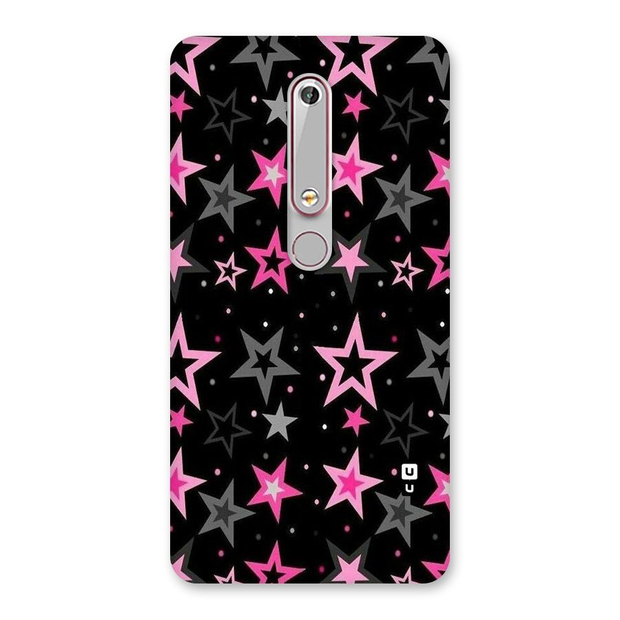 Star Outline Back Case for Nokia 6.1