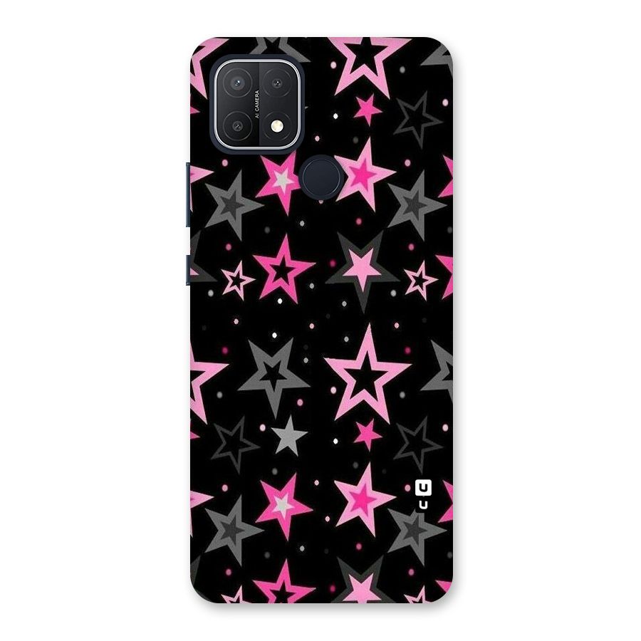 Star Outline Back Case for Oppo A15s