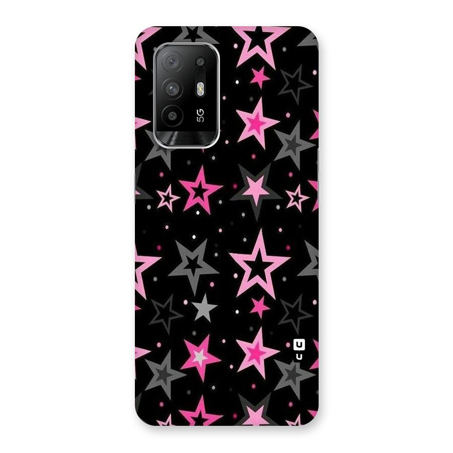 Star Outline Back Case for Oppo F19 Pro Plus 5G